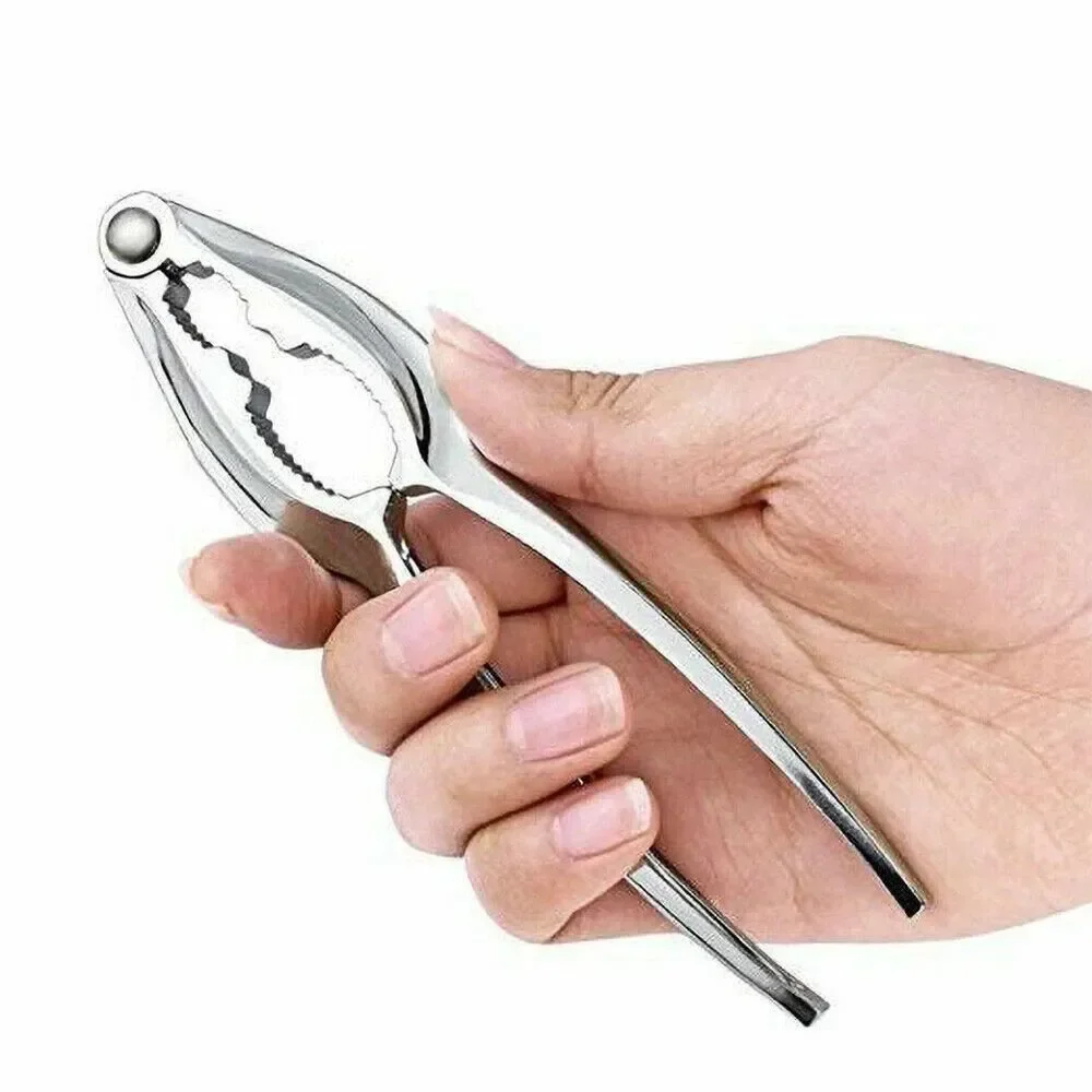 5‑Pack Crab Leg / Crab Claw Crackers – Stainless Steel – Modern Style